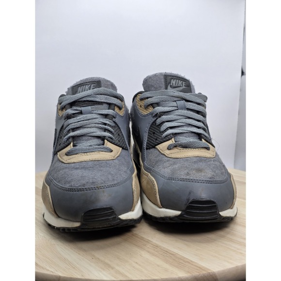 Mens Size 9.5 - Nike Air Max 90 Premium Wool Casual Running Shoes - Picture 2 of 9